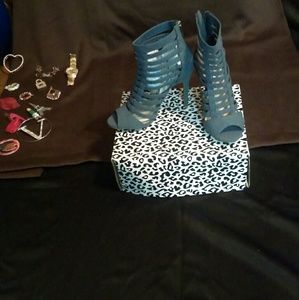 Blue denim Divaa Heel